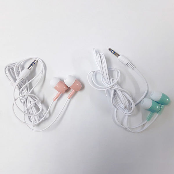 【まとめ買い】密閉型ソフトカラーステレオイヤホン 1.0m 9001/081871