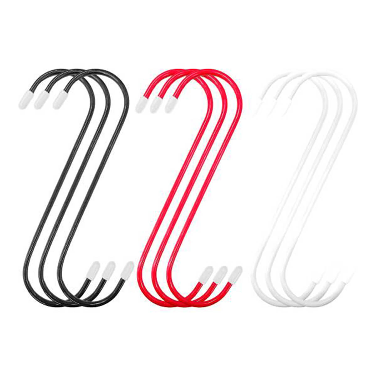 【まとめ買い】S字フック スチールSかけフック 3P 中 0808/082413