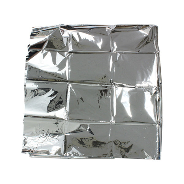 【まとめ買い】アルミ保温シート 非常用アルミシート アルミ防寒シート アルミ・温熱シート 約213x137cm 0330/084038