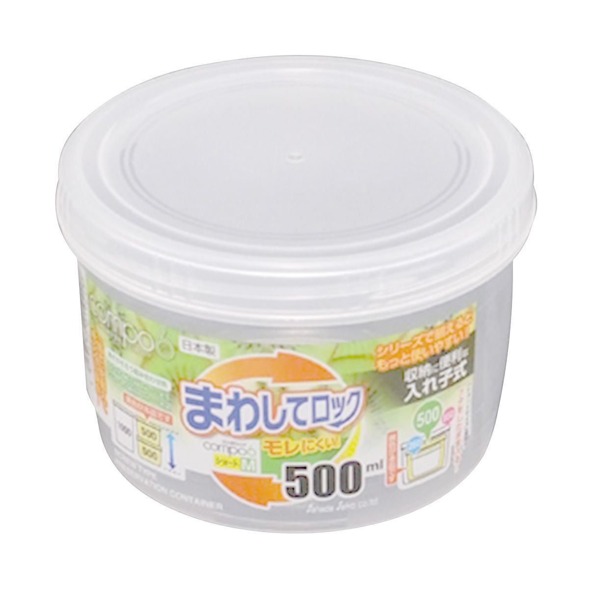 【まとめ買い】コンポロックショートM クリア 0775/086598