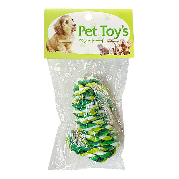 【まとめ買い】犬猫用おもちゃ ペット用コットンロープ 0686/086730