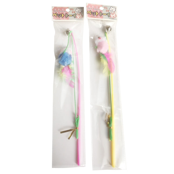 【まとめ買い】ねこじゃらし ねずみ/鈴付 ネコのおもちゃ 0686/086903