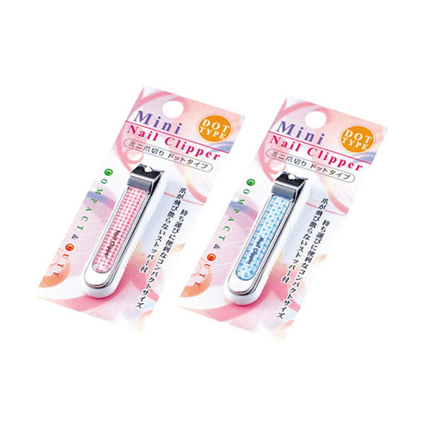 【まとめ買い】爪切り ツメキリ つめ切り ミニ ドットタイプ 0330/088294