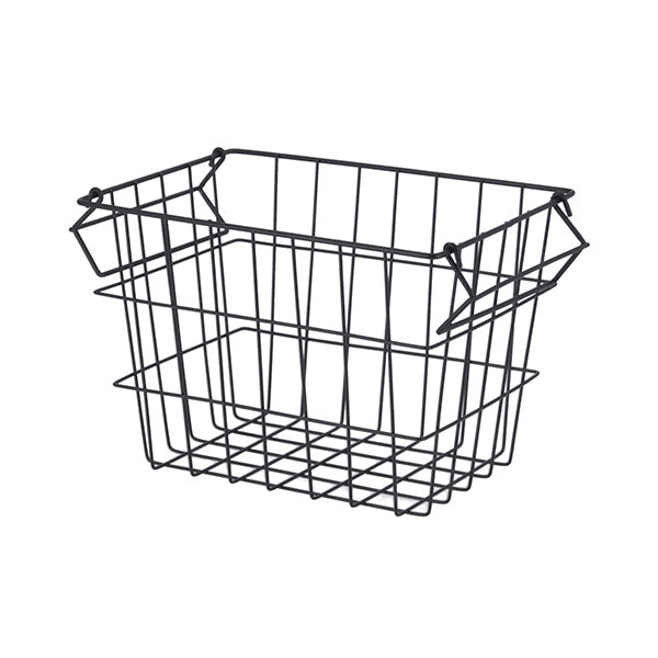 【まとめ買い】スタッキングワイヤーバスケットC 180×260×H180mm 1635/090201