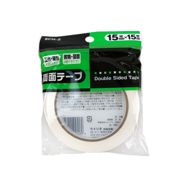 【まとめ買い】両面テープ 15mm×15m 0808/090567