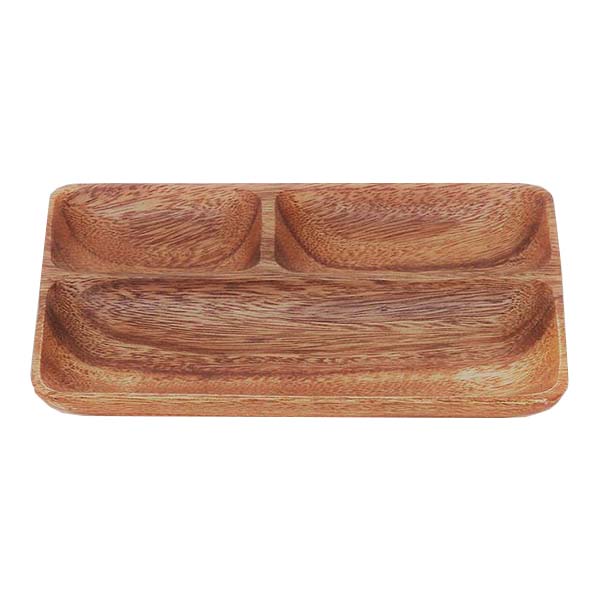 【まとめ買い】アカシアランチプレート 1635/091834