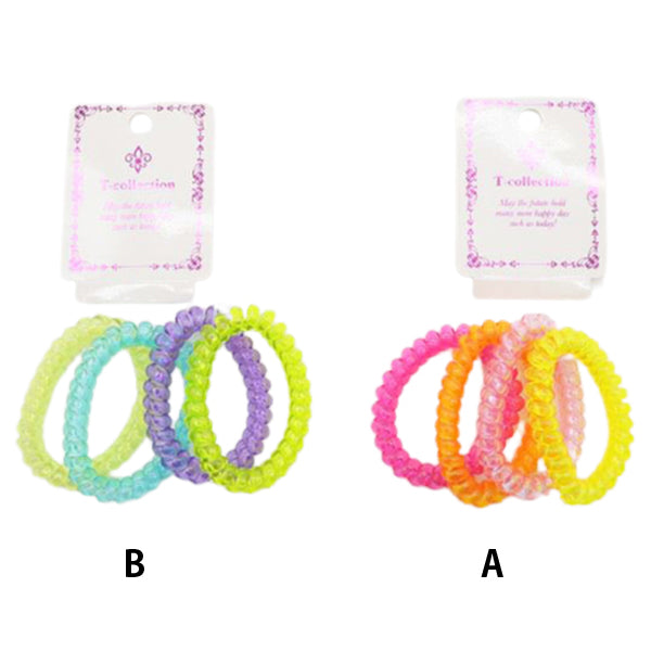 【まとめ買い】ヘアゴム 髪ゴム SH-339 リングゴム 4P 0533/094377