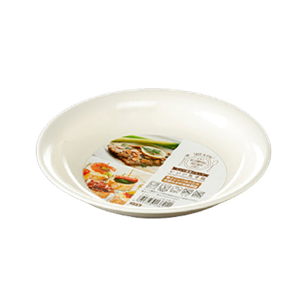 【まとめ買い】レンジ五寸皿 ホワイト 300ml 0523/096882