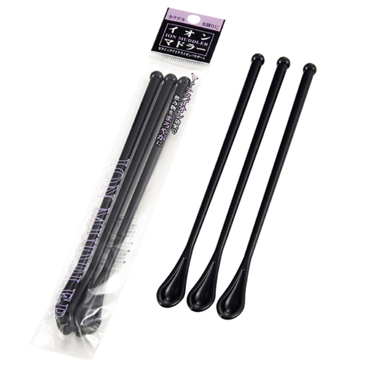 【まとめ買い】イオンマドラー3P(ブラック)0330/097103