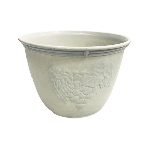 【まとめ買い】植木鉢 プランター フラワーポット ビオラデコ 7号 ホワイト 0847/099706