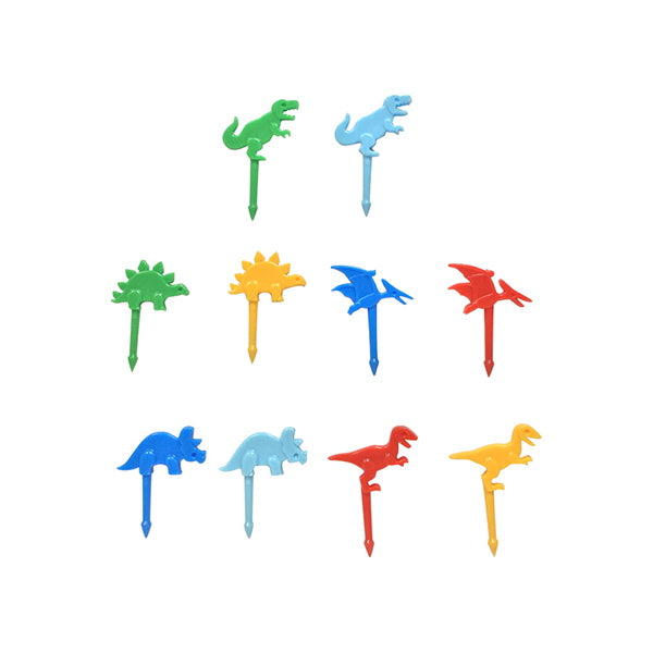 【まとめ買い】ランチピック お弁当ピック 恐竜ピックス 10P 0525/099947