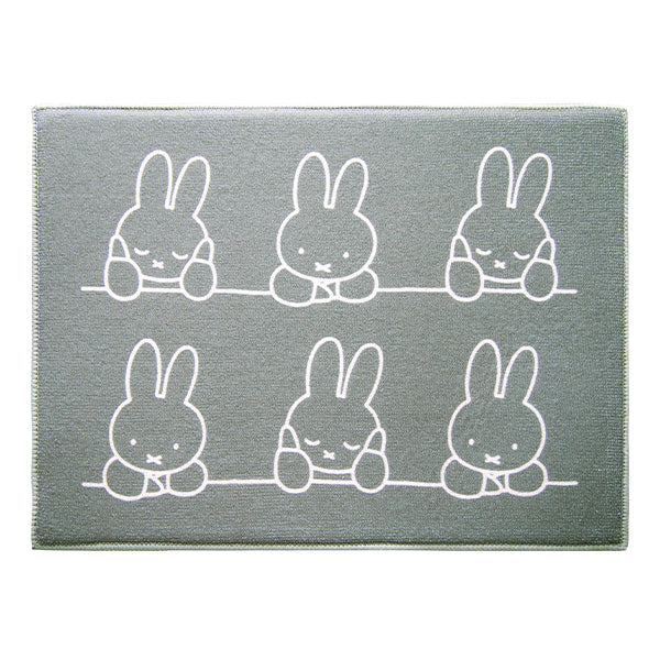 【まとめ買い】水切りマット 吸水水切りマット ほおづえミッフィー 30×40cm DickBruna 水切りマット 大人ミッフィー モノトーンミッフィー 1573/201311