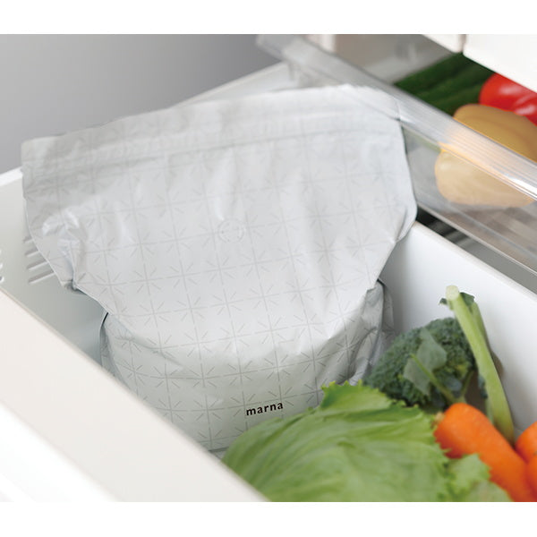【まとめ買い】お米保存袋 マーナ(marna) K737W 極(きわみ) お米保存袋 ホワイト 約3.6L 2565/201783