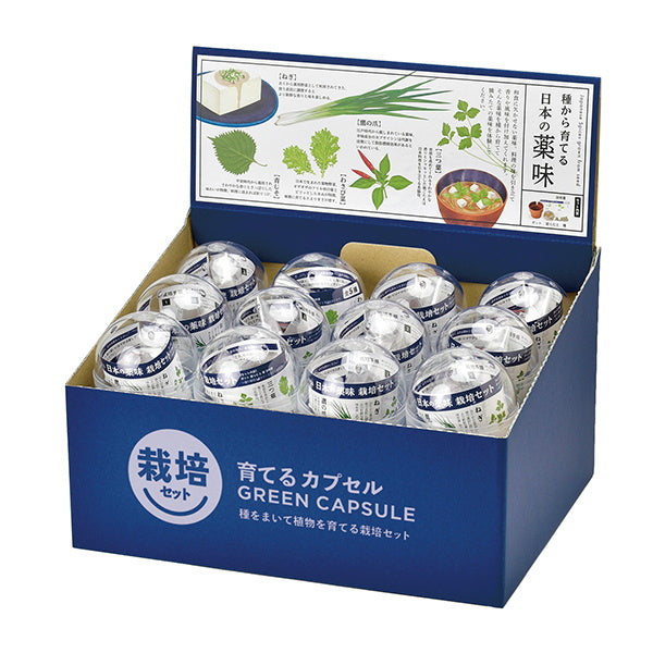 【まとめ買い】薬味栽培キット 聖新陶芸GD926育てるカプセル薬味 2565/207043