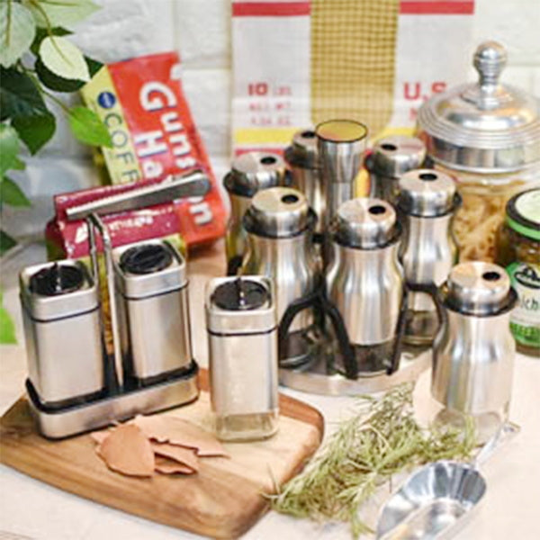 【まとめ買い】スパイスボトル スパイスジャー おしゃれ 調味料入れ 調味料ボトル ダルトン CUBE SPICE JAR 80ml 2565/208469