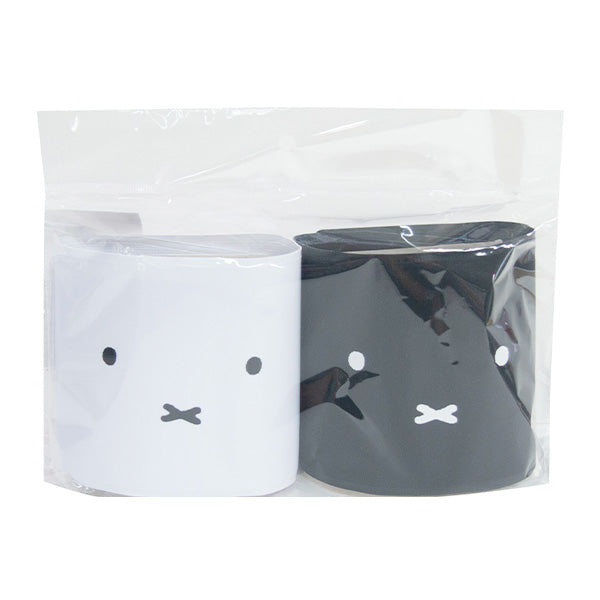 【まとめ買い】トイレ トイレットペーパーカバー 2つ入 ミッフィ miffy DickBruna ホワイト×ブラック トイレットペーパーケース トイレ収納 1573/210730
