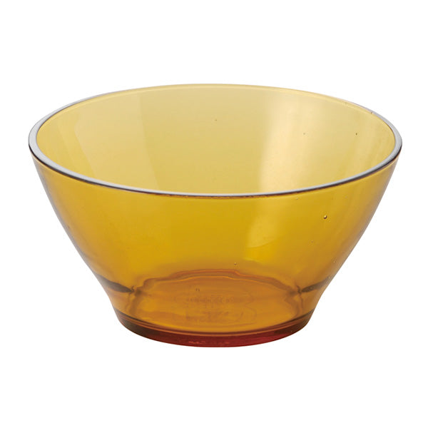 【まとめ買い】耐熱ガラスボウル DURALEX ボウル 510ml ニセンボウル AMBER 強化ガラス サラダボウル シリアルボウル ケーアイ78920770 2565/216648