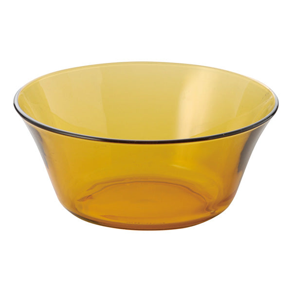 【まとめ買い】中鉢 ガラスボウル DURALEX ボウル 910ml ニセンボウル AMBER 強化ガラス ケーアイ78920824 2565/216650