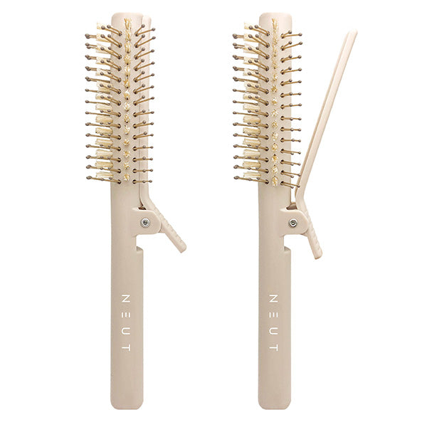 【まとめ買い】ヘアブラシ 豚毛 ニュート クリップロールブラシ スターラボコスメティックス スタイリングブラシ 1742/217100