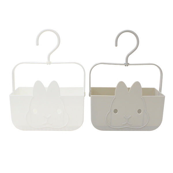 【まとめ買い】ピンチバスケット 洗濯ピンチかご 洗濯バサミ入れ うさぎ USAGI 18.5×10×25.2cm 0330/217683
