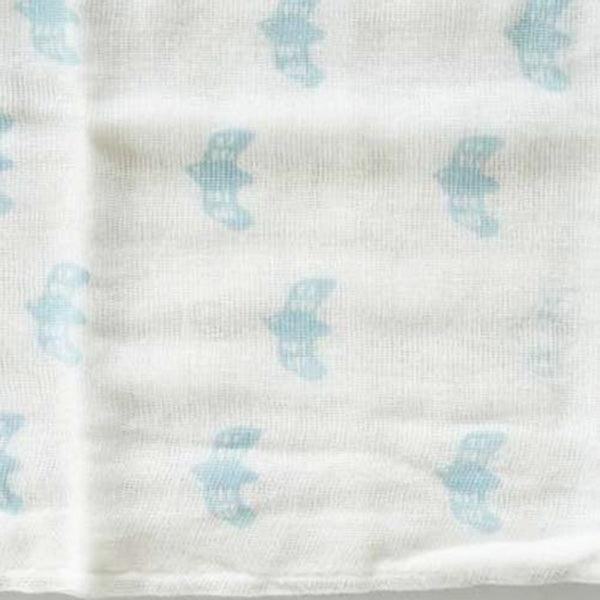 【まとめ買い】ダスター 台ふきん 大きめ ナチュラル ガーゼ布巾 ランチクロス キッチンクロス アクシス ガーゼ大判 カモメブルー 44×44cm 2565/218132