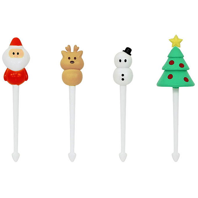 【まとめ買い】クリスマスピックス4本 0490/300361