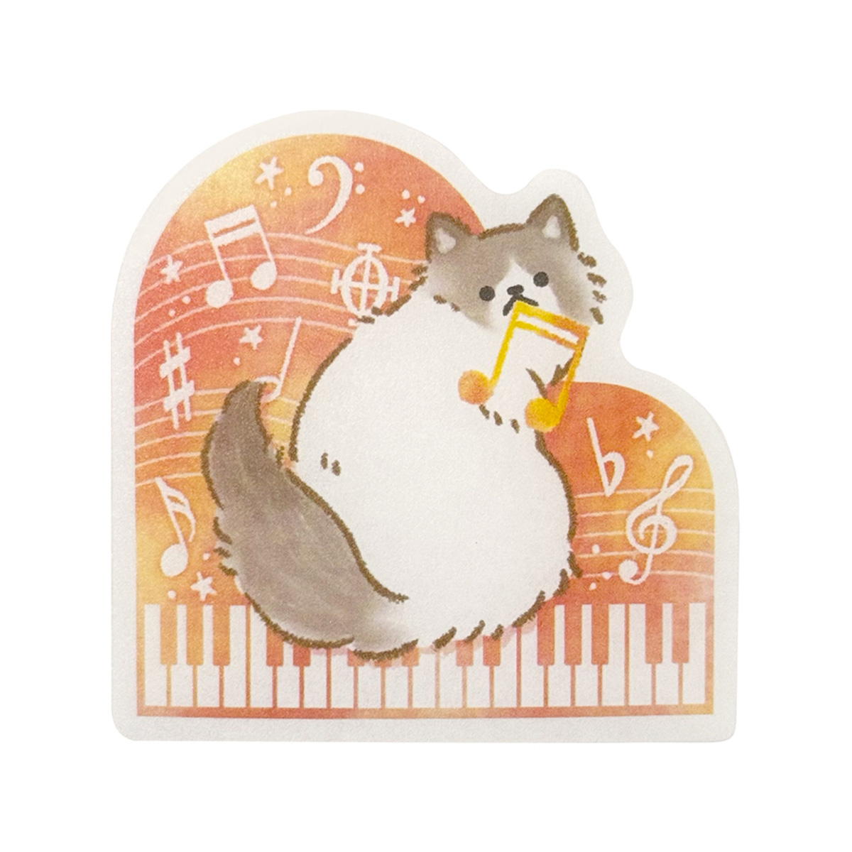 【まとめ買い】フレークシール 音楽と動物柄0936/301664
