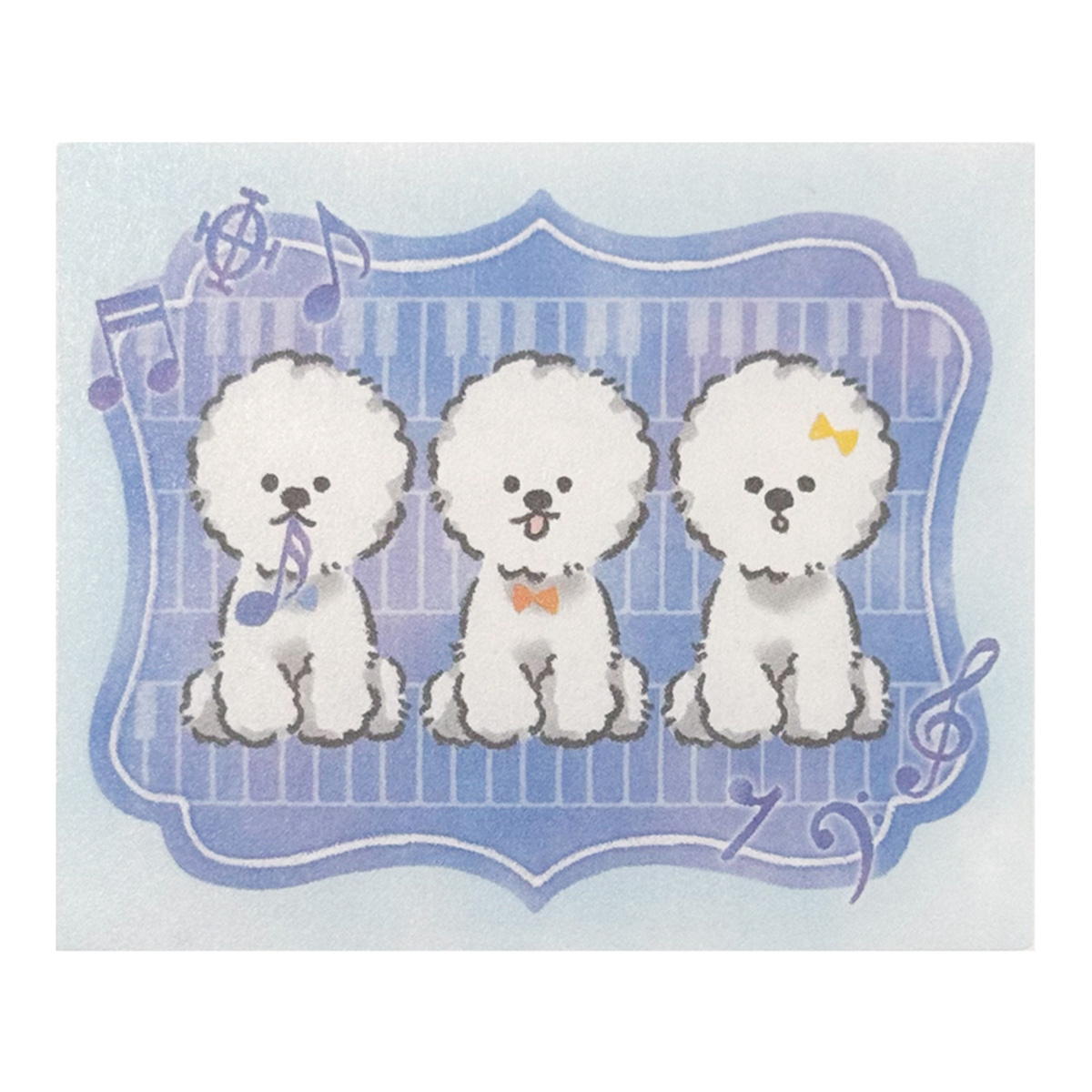 【まとめ買い】フレークシール 音楽と動物柄0936/301664