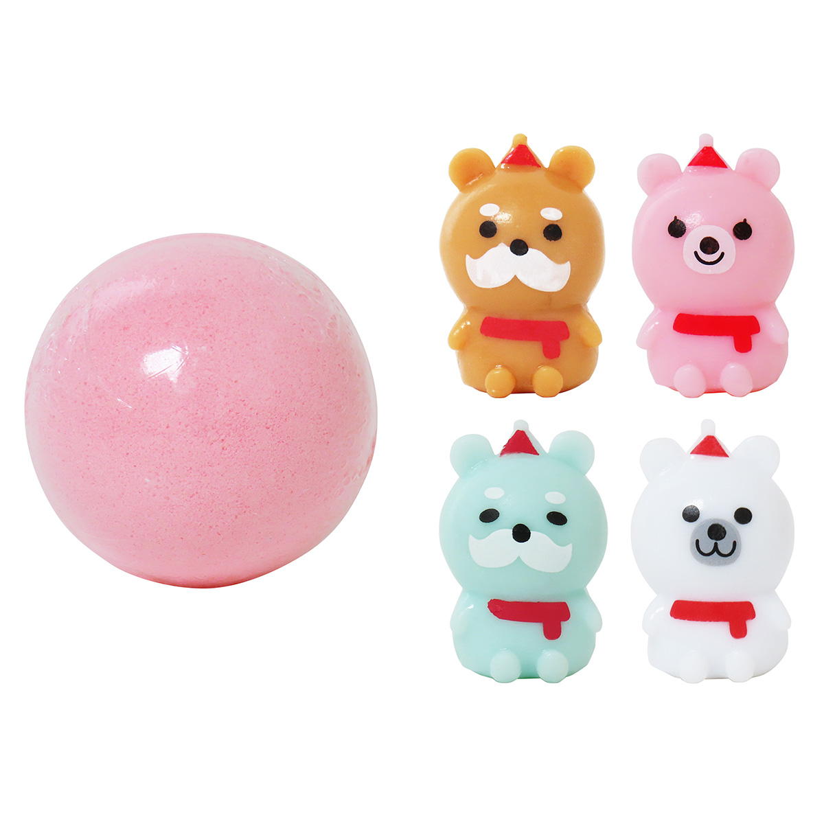 【まとめ買い】マスコット入り入浴料くまくまサンタ0490/301962