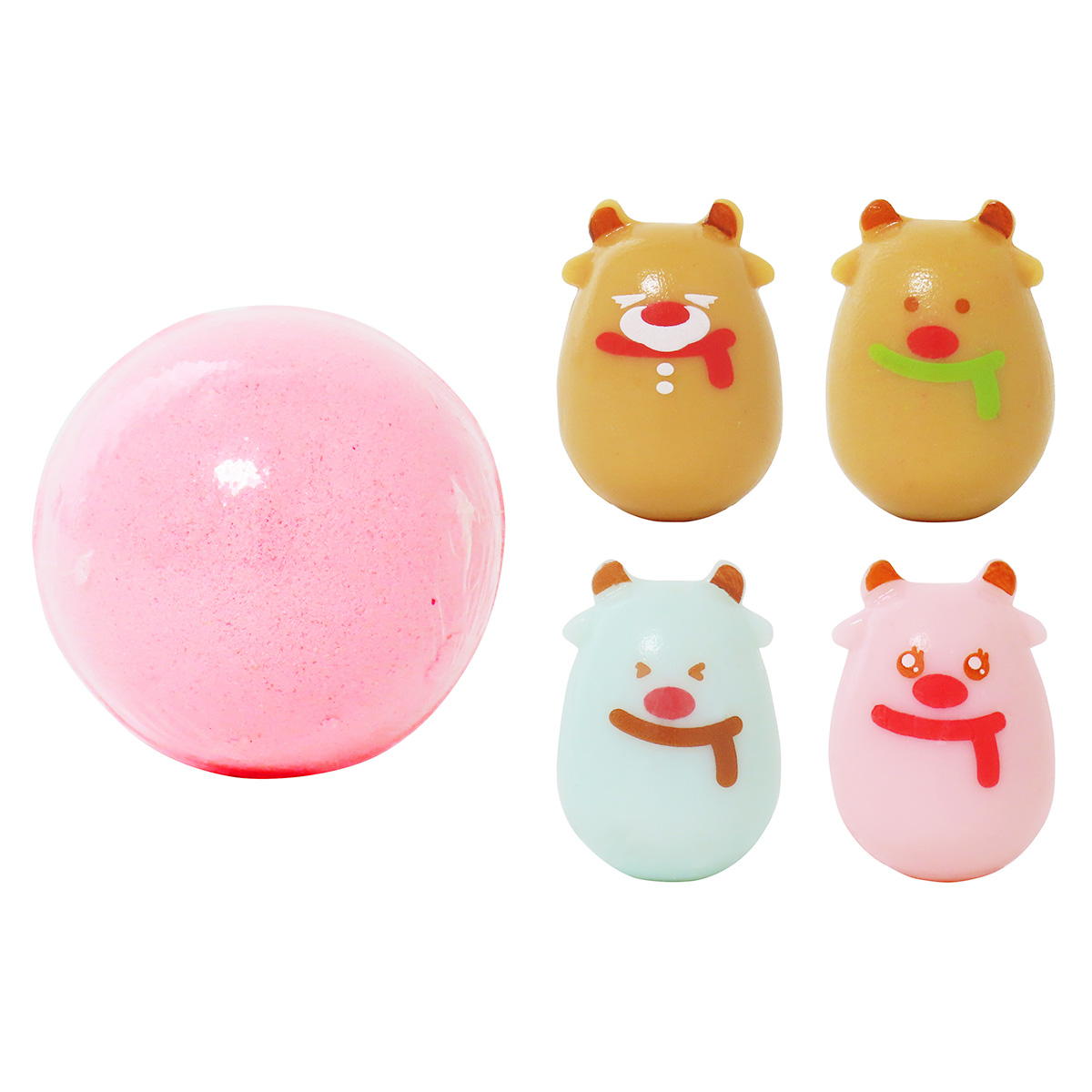 【まとめ買い】マスコット入り入浴料クリスマストナカイ0490/301963