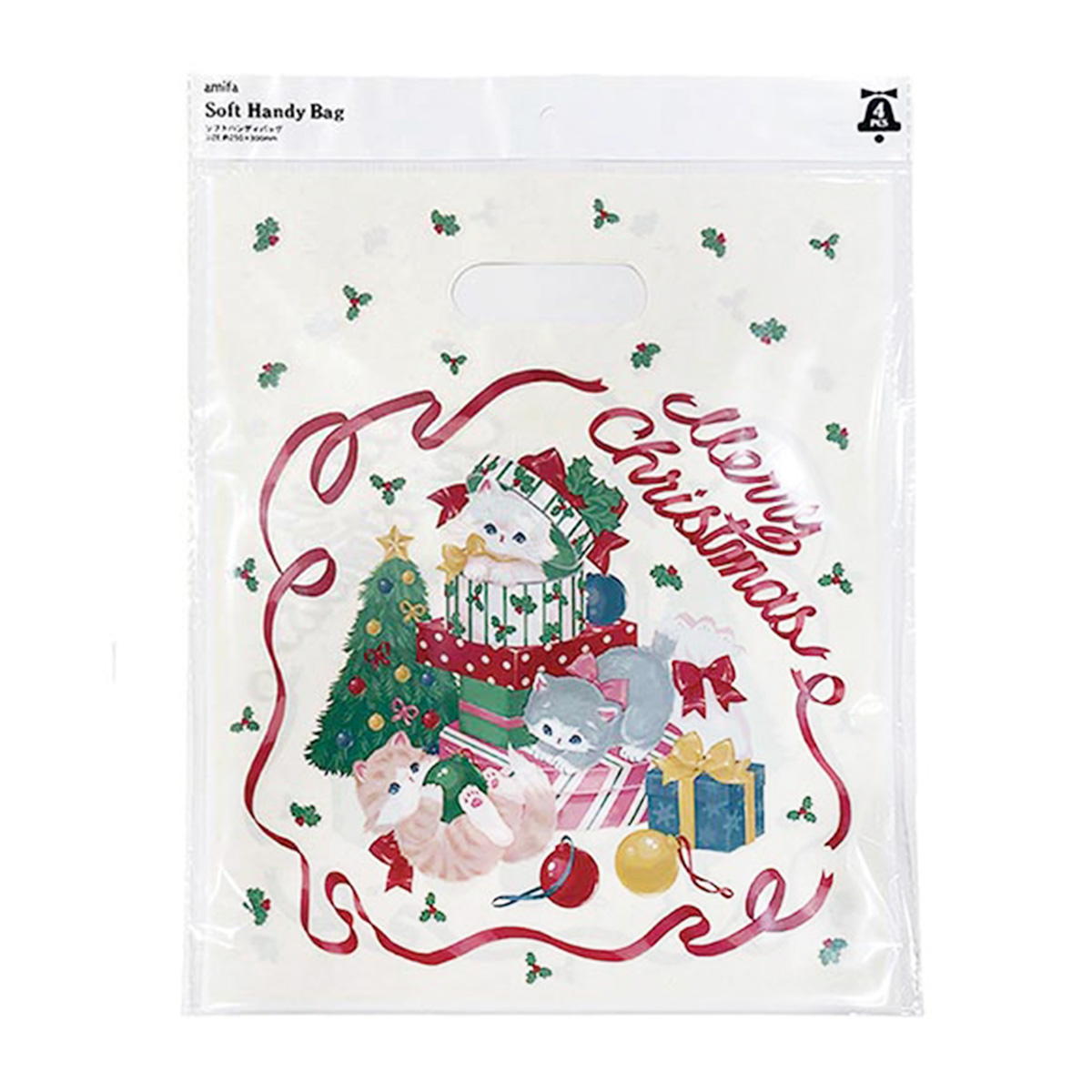 【まとめ買い】ソフトハンディバッグ M 4P ヴィンテージキャット0356/302355