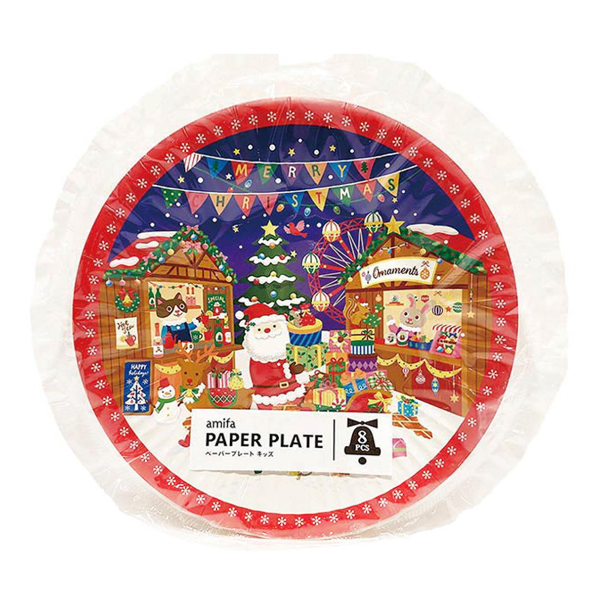 【まとめ買い】ペーパープレート 8P キッズ0356/302357