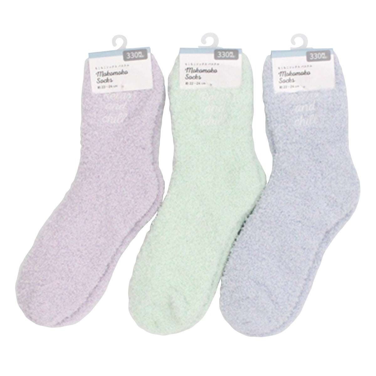 【まとめ買い】もこもこソックス パステル 1523/304262