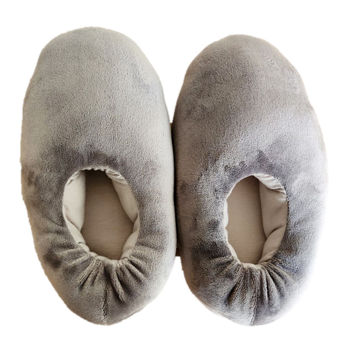 【まとめ買い】ルームシューズ 冬用 防寒対策 もこもこスリッパ KP-05もっちりルームシューズ グレー 23?25cm 9001/304477