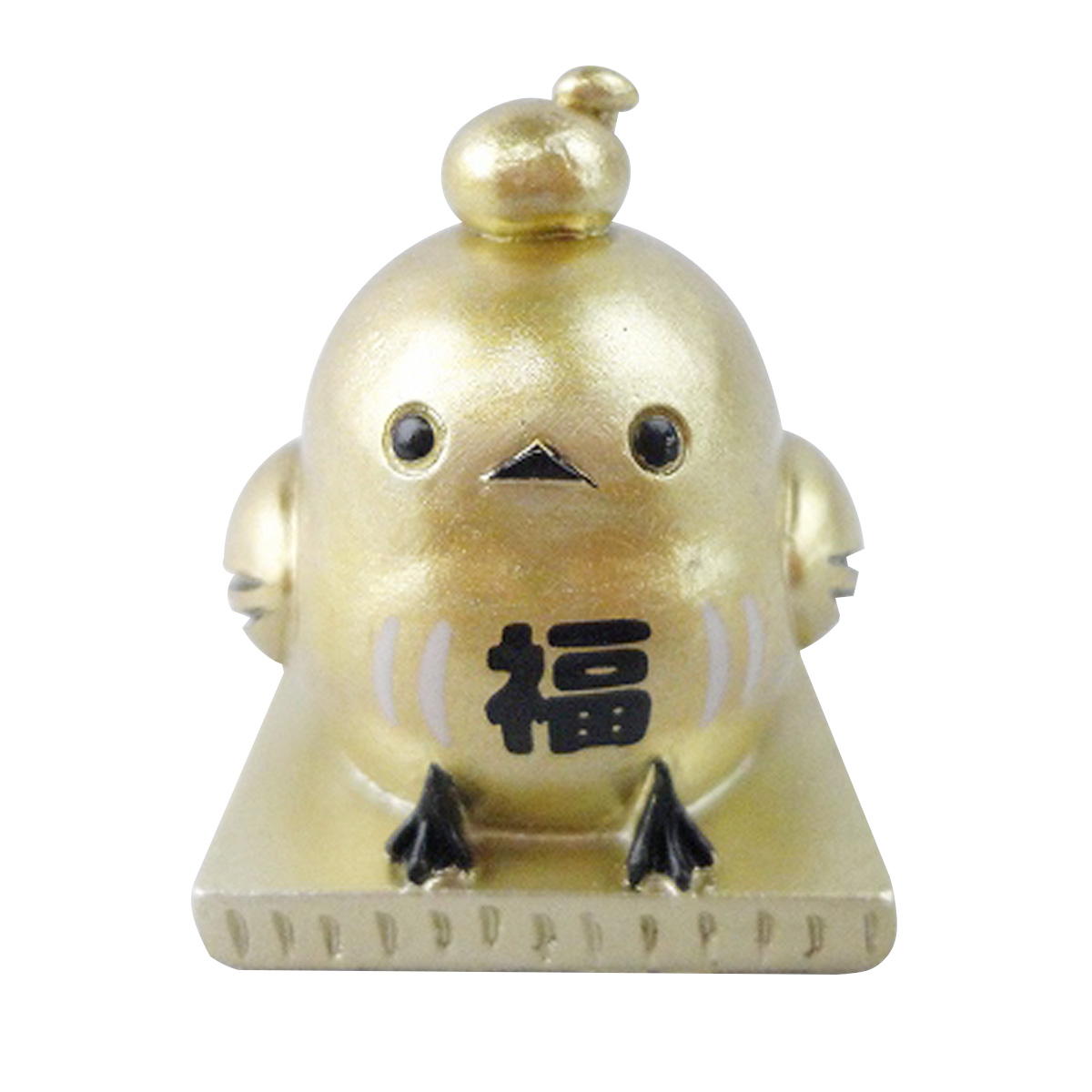 【まとめ買い】金ミニオブジェ お正月シマエナガ 0603/305194