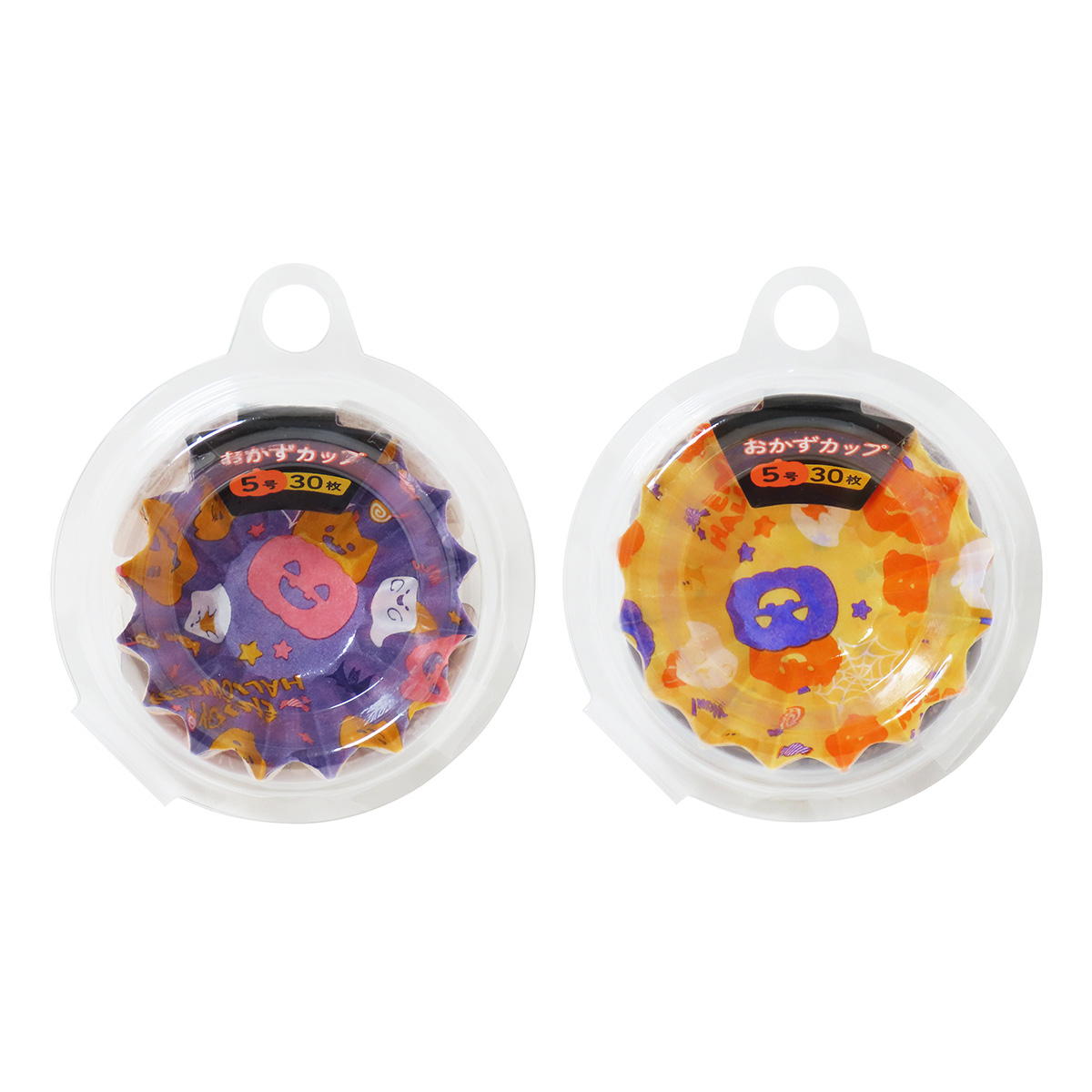【まとめ買い】おかずカップゆるかわハロウィン柄5号30枚0490/306240