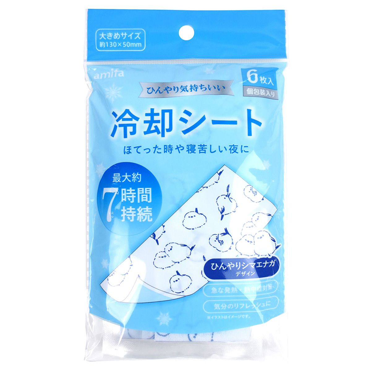 【まとめ買い】冷却シート 6枚 ひんやりシマエナガ 0356/307612