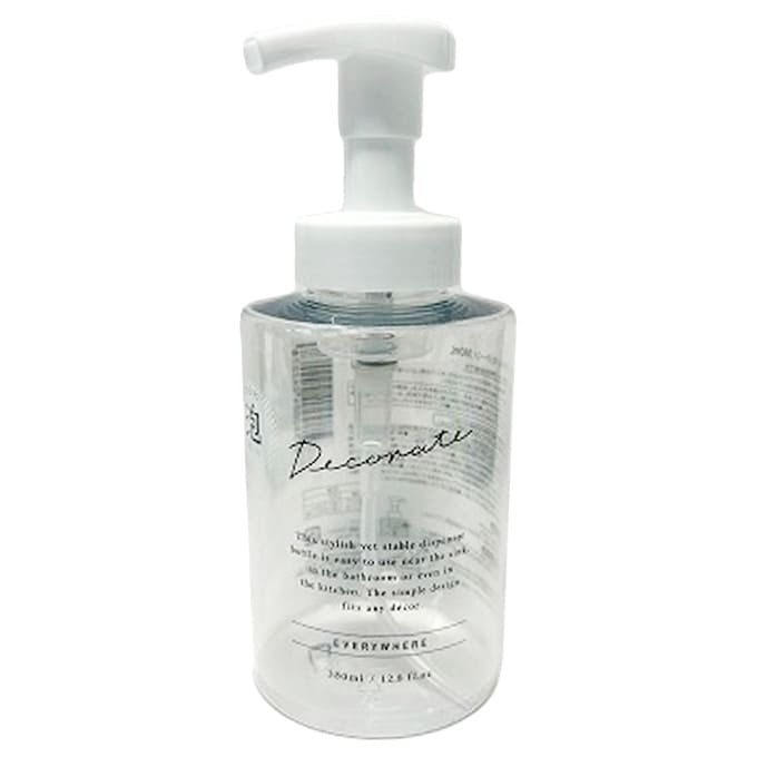 【まとめ買い】泡ポンプボトルモノトーン380ml 0459/308104