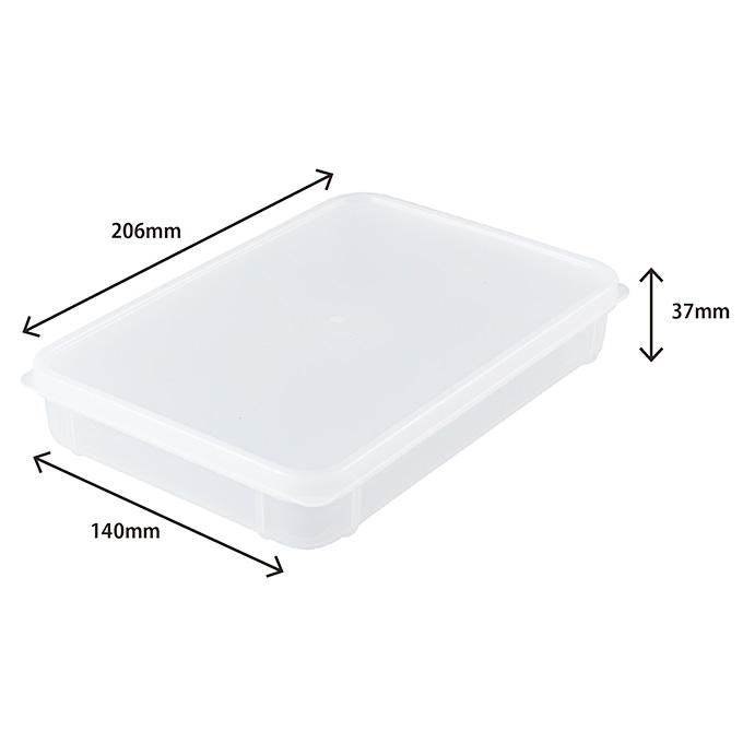 【まとめ買い】立てて置ける保存容器 大 薄型 0775/309653