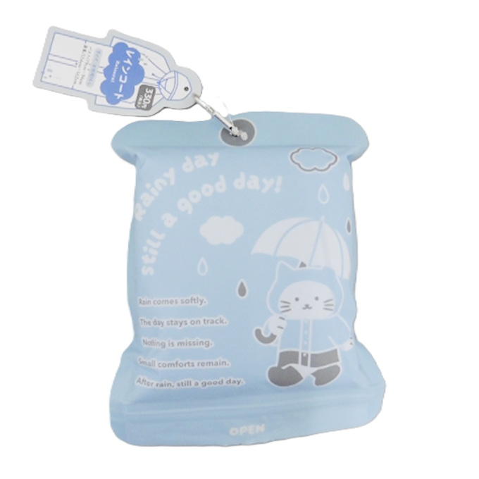 【まとめ買い】レインコート バイカラー BL GY 0834/311377