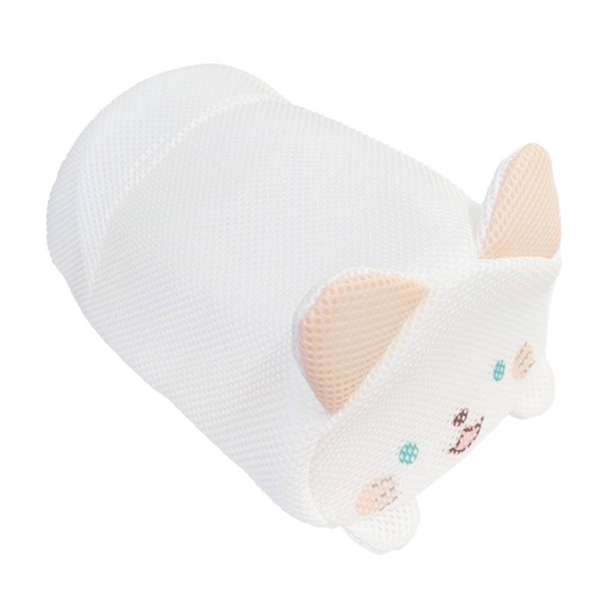 【まとめ買い】ぬいぐるみみたいな洗濯ネット シロネコ S0692/311710