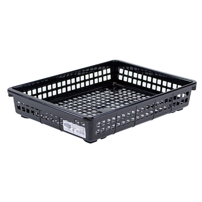 【まとめ買い】A4スタッキングバスケット浅型 BK 0775/311903