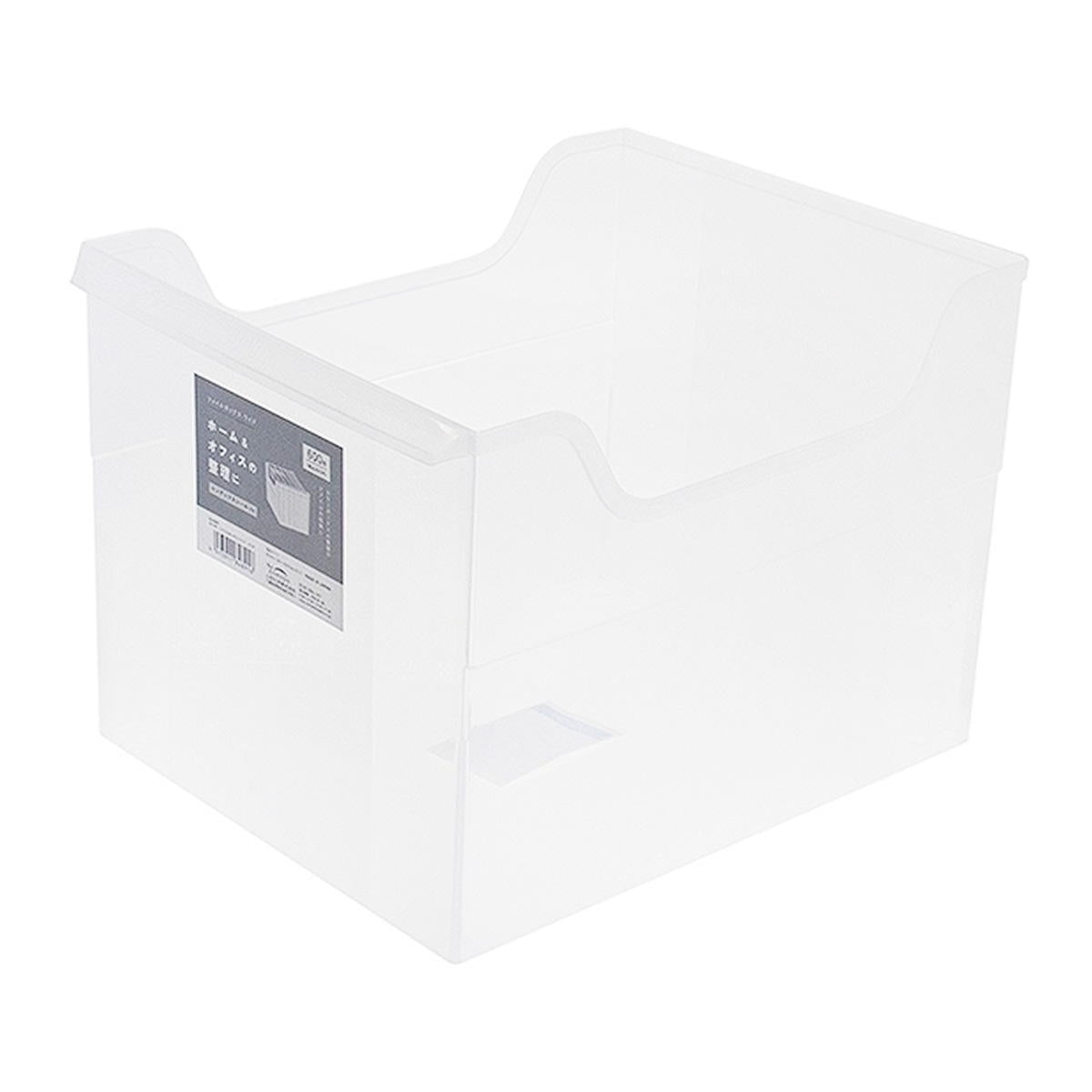 【まとめ買い】SH-FW ファイルボックスワイド クリア 1847/311924