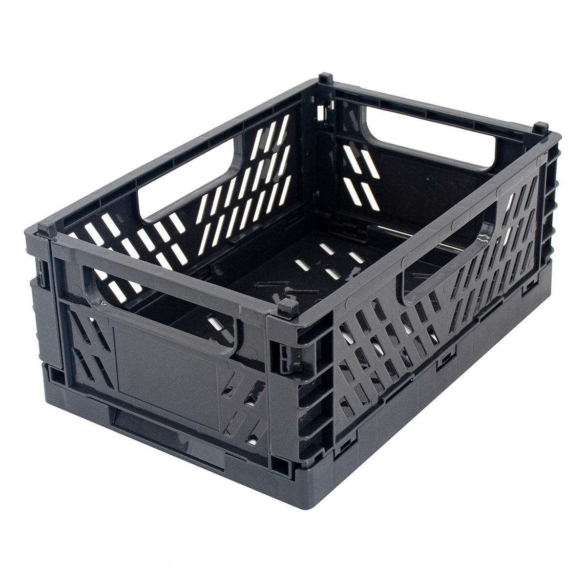 【まとめ買い】折りたたみコンテナM90 ダークグレー 0847/311927