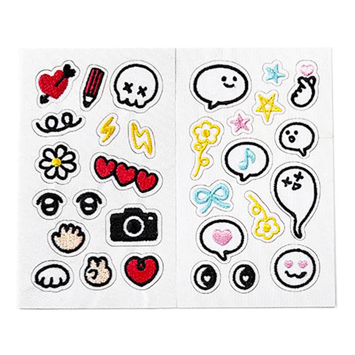 【まとめ買い】刺しゅうワッペンシートモチーフB1535/312361