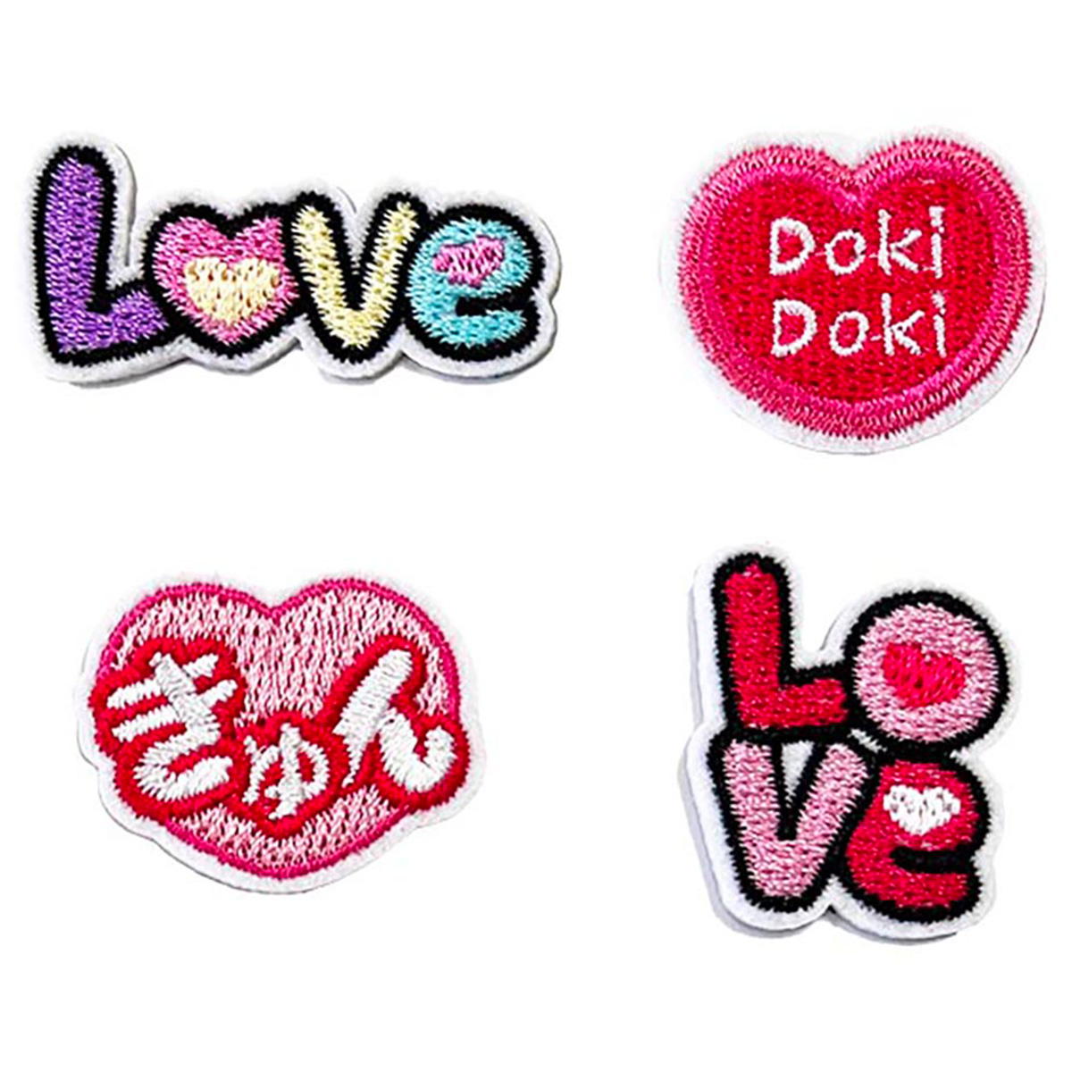 【まとめ買い】刺しゅうワッペンLOVE 2P1535/312362