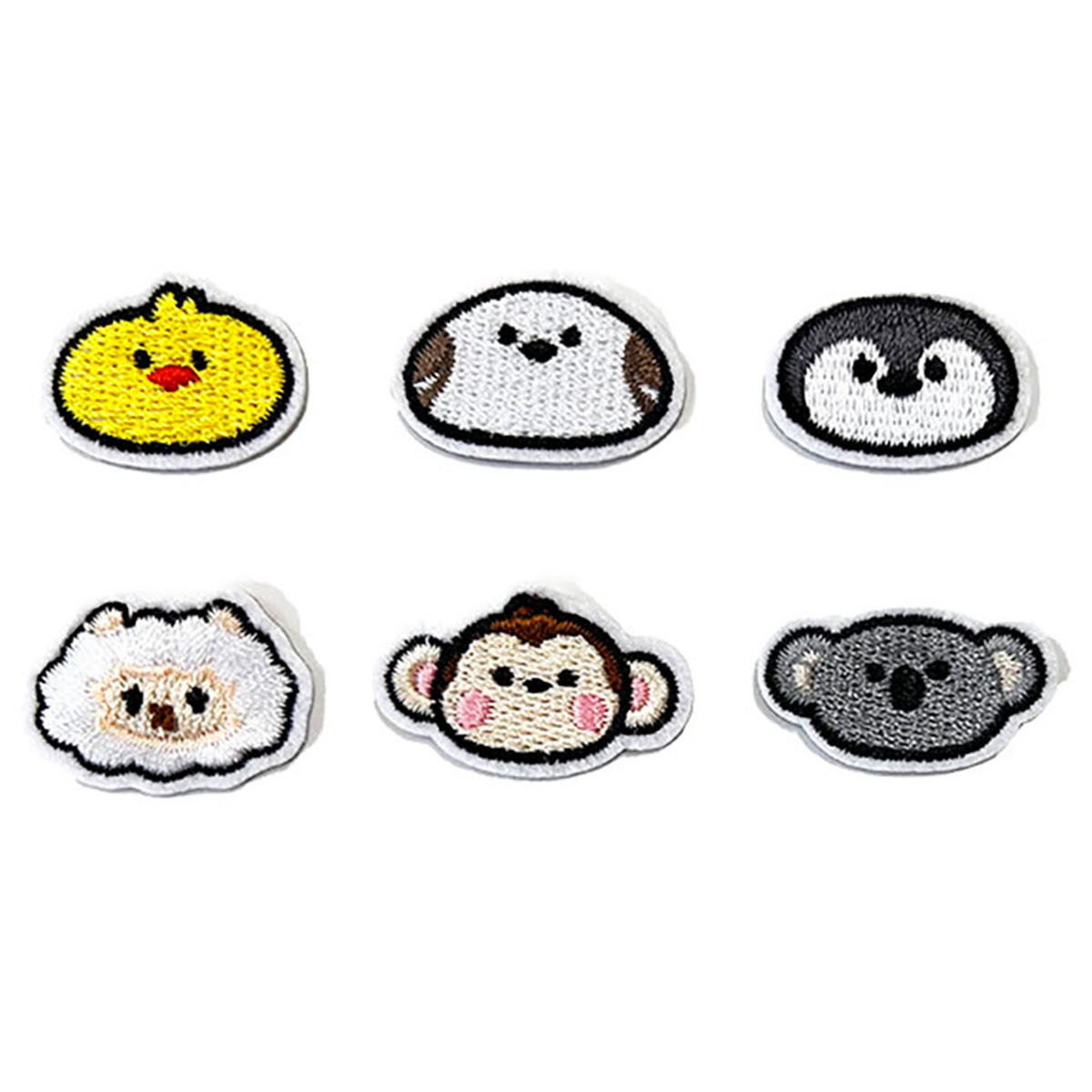 【まとめ買い】刺しゅうワッペンどうぶつB 3P1535/312365