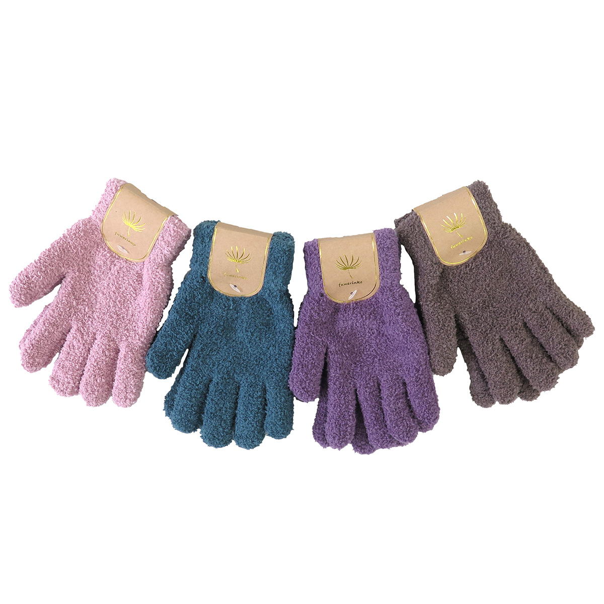 【まとめ買い】ふわりんこ手袋くすみカラー1380/312875