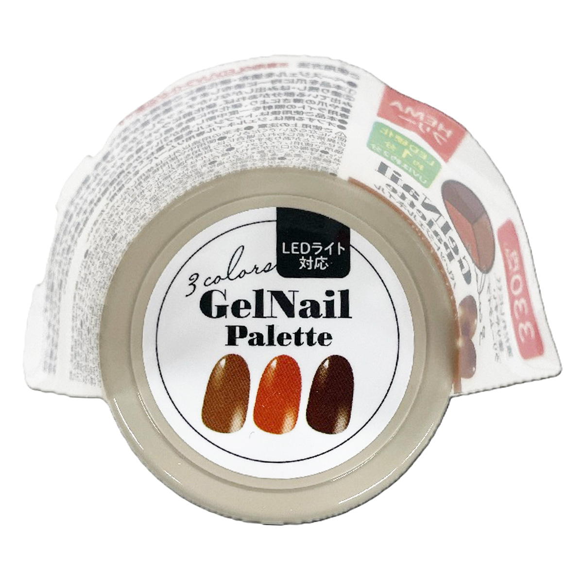 【まとめ買い】パレットジェルネイル04シナモンブラウン 1527/314164