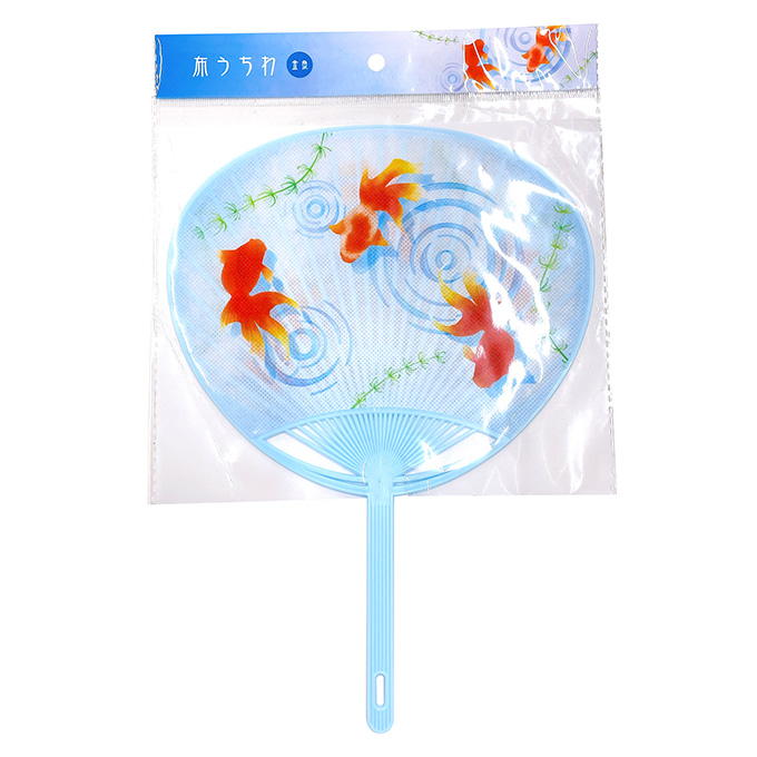 【まとめ買い】布うちわ 金魚 0808/314346